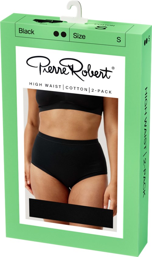 Pierre Robert High Waist Cotton X2 Black S