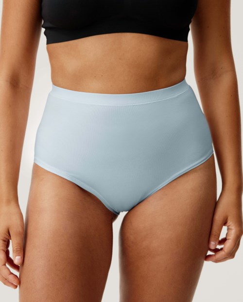 Pierre Robert High Waist Cotton X2 Powder & Light Blue M