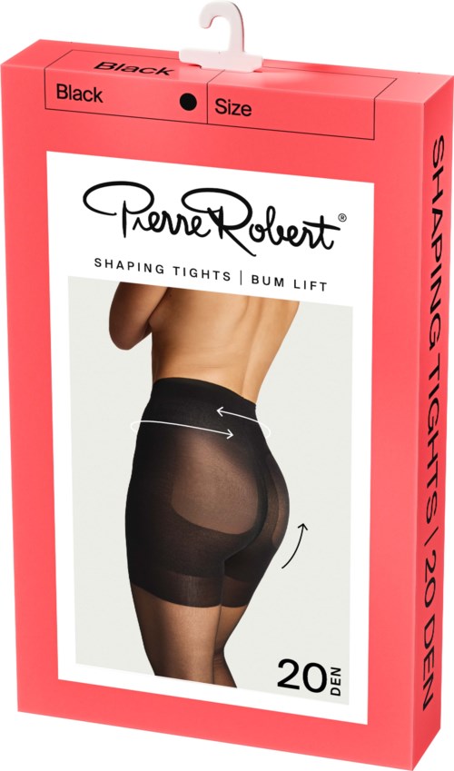 Pierre Robert Shaping Tights Bum Lift 20 DEN Black 40-44
