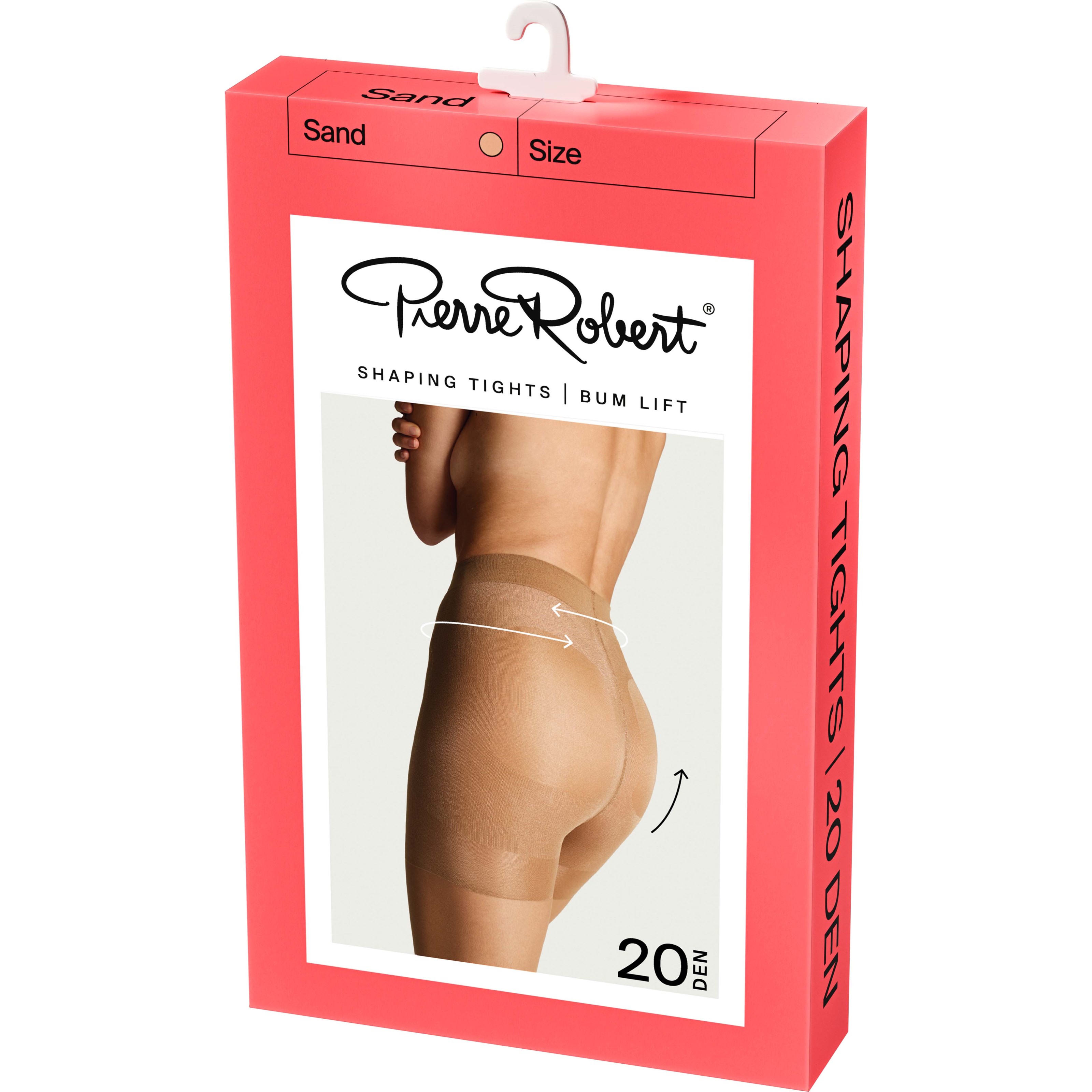 Pierre Robert Shaping Tights Bum Lift 20 DEN Sand 44-48 parfym