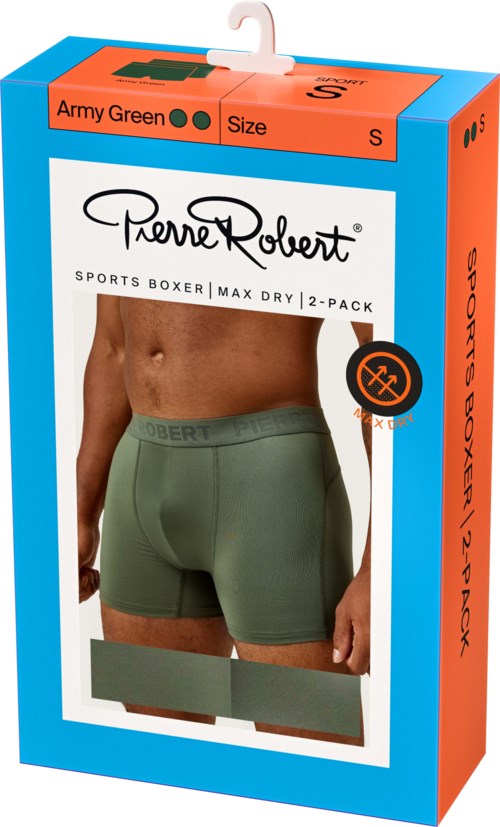 Pierre Robert Sports Boxer Max Dry X2 Army Green M