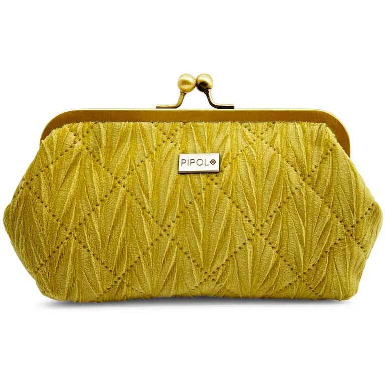 PIPOLS BAZAAR Quilted Metal Frame Mustard