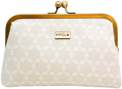 PIPOL BAZAAR Clutch Frame Beigy White | lyko.com