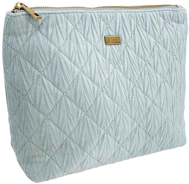 Pipol Triangle Cosmetic Bag Light Blue