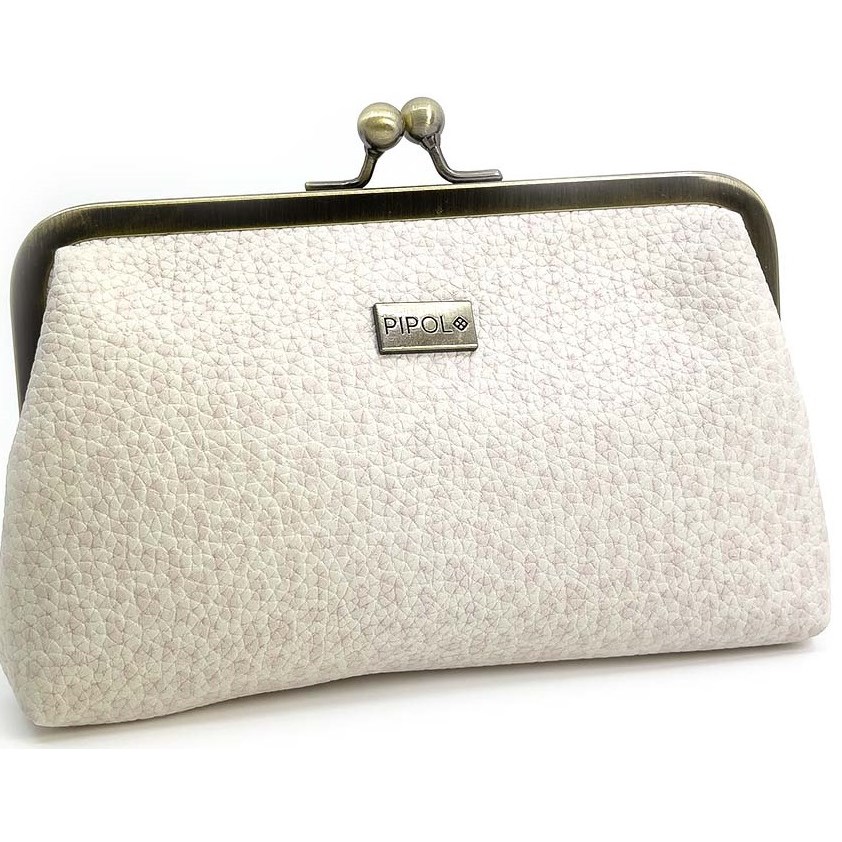 PIPOLS BAZAAR Dot Clutch Pale Pink