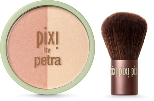 PIXI Beauty Blush Duo + Kabuki Peach Honey