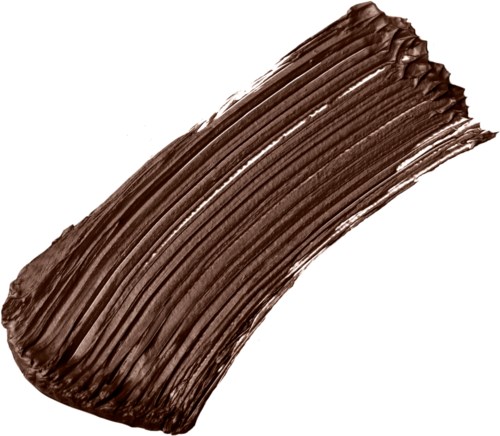 Effen met een staafje chocoladehagelslag met textuurrijke lijnen op een witte achtergrond.