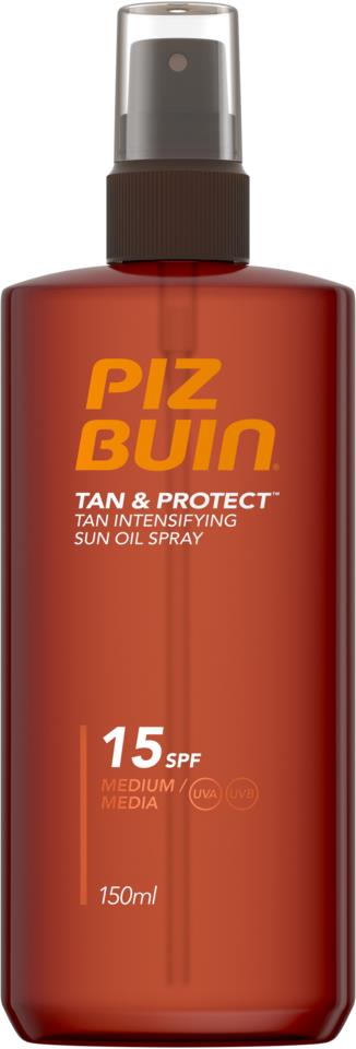 PizBuin Tan & Protect Tan Accelerating Oil Spray SPF15 150ml
