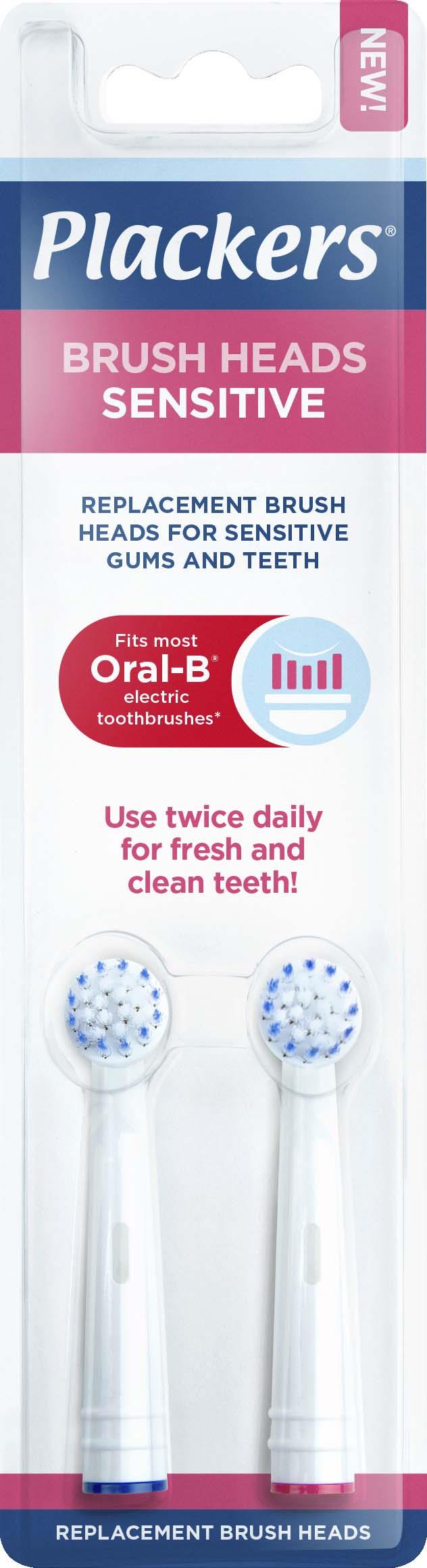 Plackers Brush Head Refills Sensitive 2 st | lyko.com