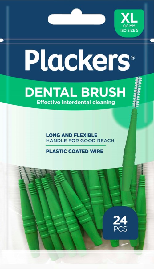 Plackers Dental Brush XL 0,8 mm 24 st
