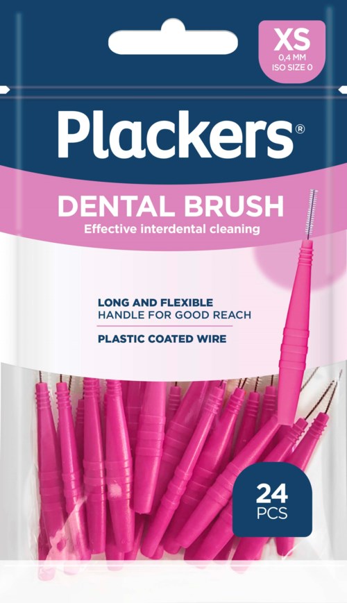 Plackers Dental Brush XS 0,4 mm 24 st