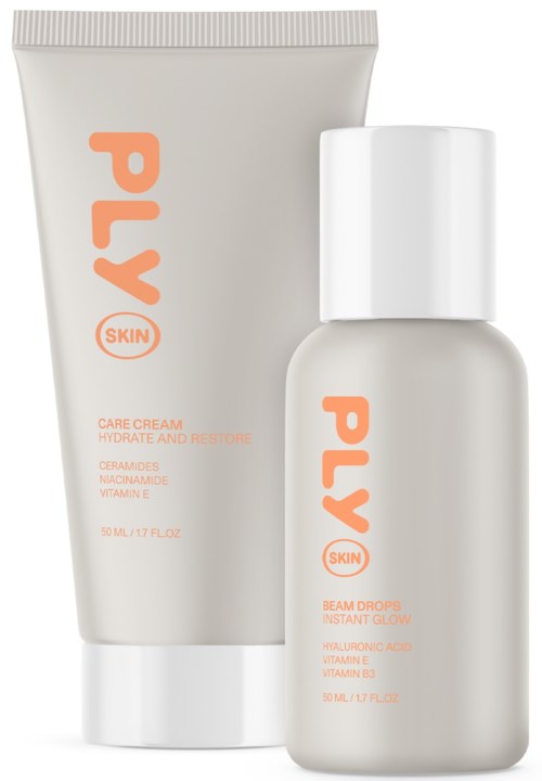 PLY Skin Skin Care Cream 50 ml & Skin Beam Drops 50 ml