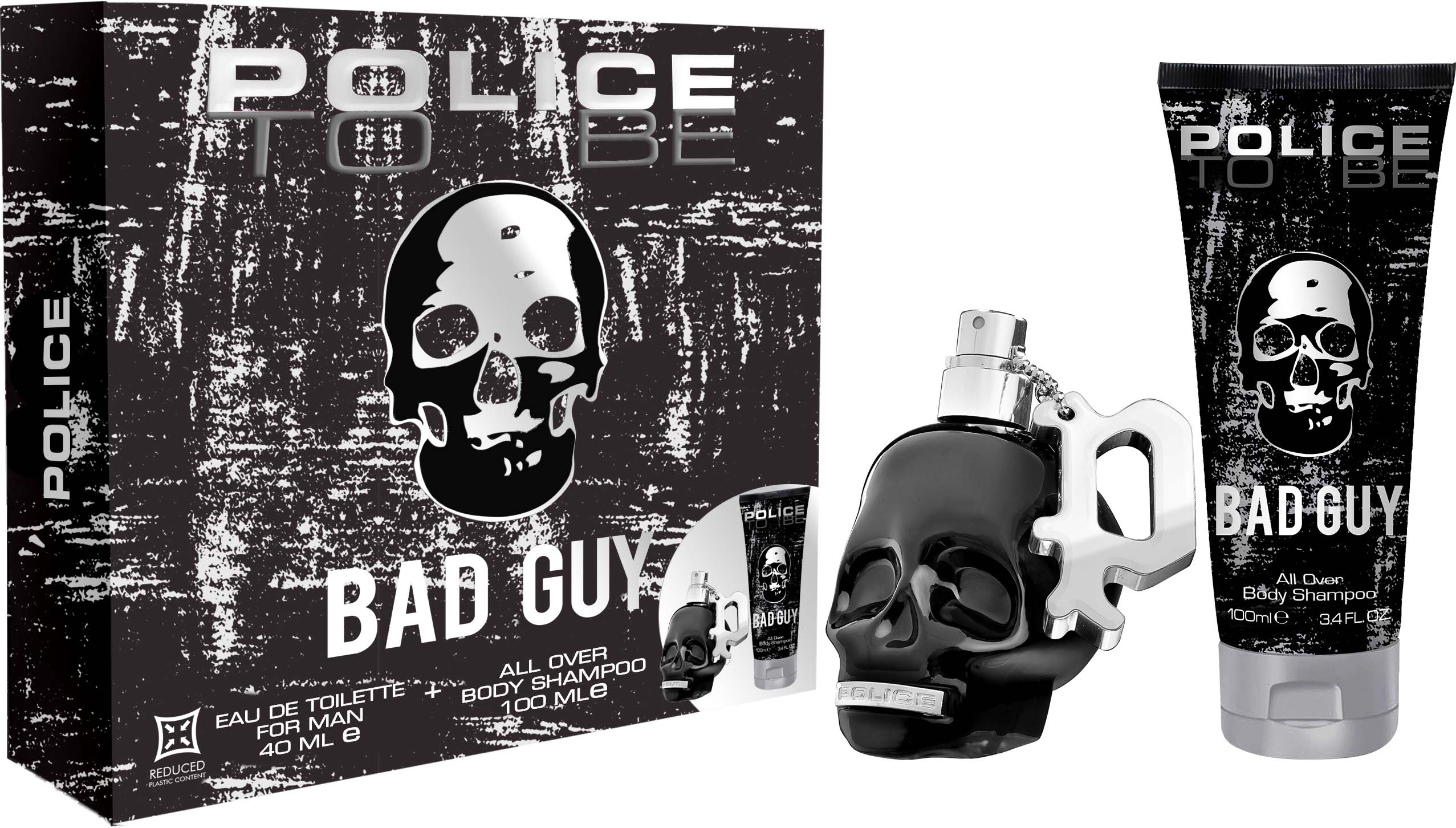 police to be - bad guy woda toaletowa 40 ml   zestaw