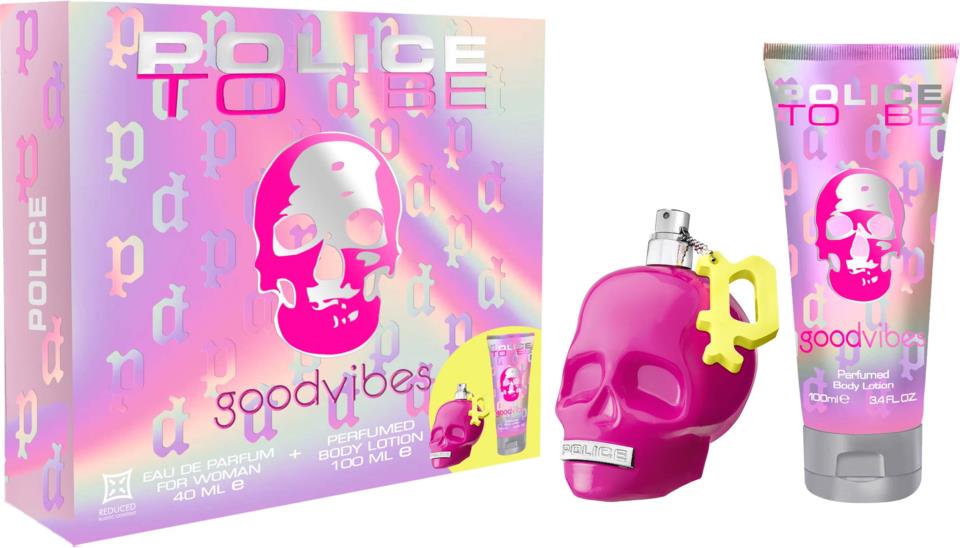 POLICE To Be Goodvibes Woman EdP & Body Lotion Gift Set