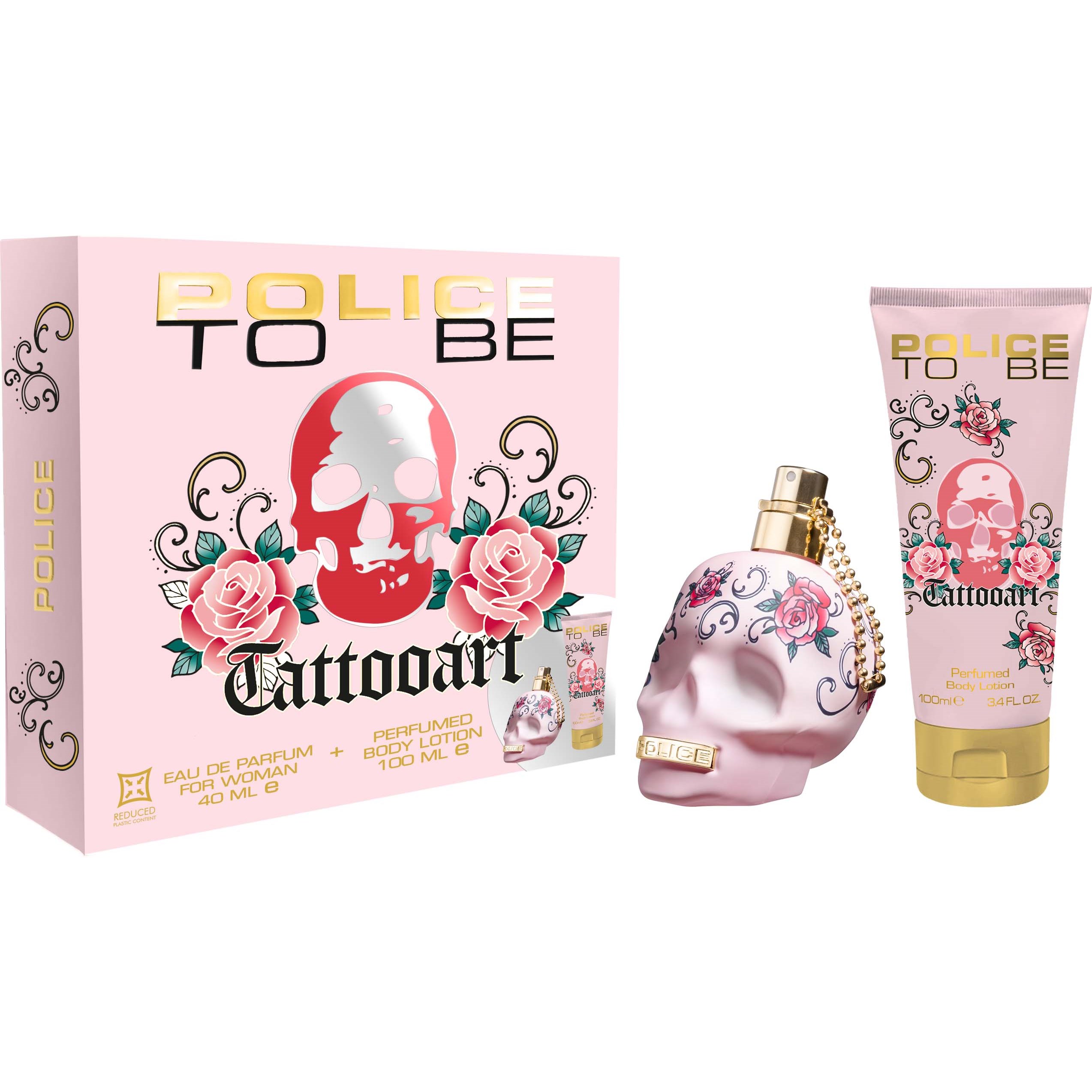Läs mer om POLICE To Be Tattooart Her & Body Lotion Gift Set