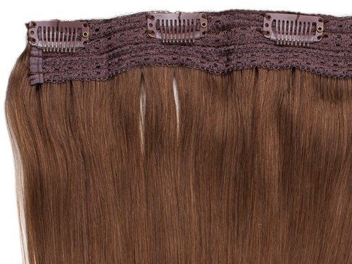 Poze Hairextensions Poze Clip&Go Løshår Miss Volume 55cm 7stk 7BN/10B Balayage