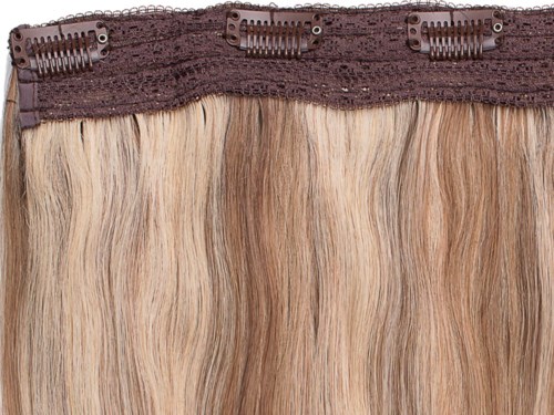 Poze Hairextensions Poze Clip & Go Löshår Miss Volume 55cm 7st 8A/10NV Ash Mix