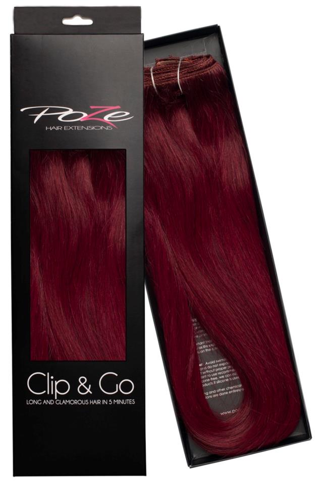 Poze Clip&Go Aidot hiustenpidennykset 5RV Red Passion 7 osaa/setti 50cm