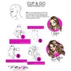 Poze Hairextensions Clip & Go Standard Real Hair Extensions 60 cm 6B L (obrázok 4)