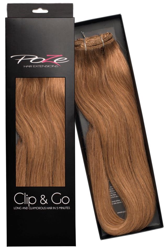 Poze Clip&Go Aidot hiustenpidennykset 8B Light Brown 7 osaa/setti 50cm