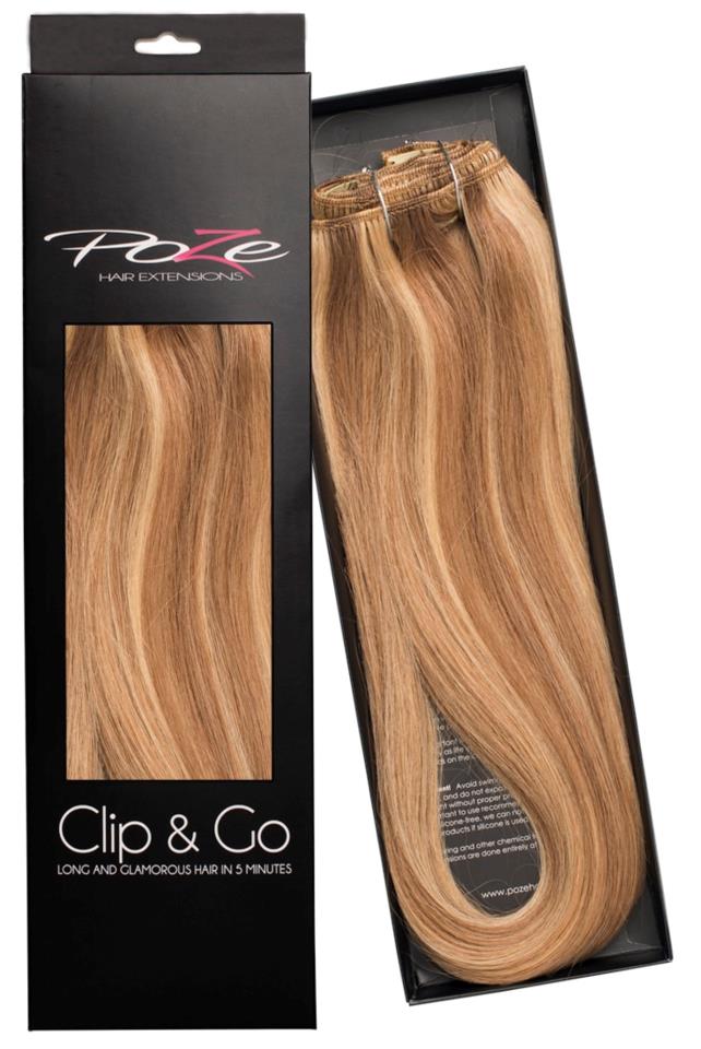 Poze Clip&Go Aidot hiustenpidennykset 8B/11G Whipped Cream Blond 7 osaa/setti 50cm