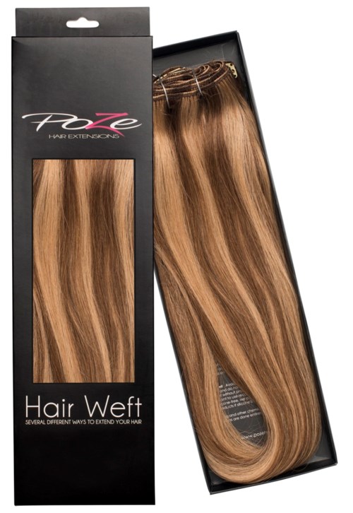 Poze Hairextensions Poze Hårträns Äkta 10B/7BN Sandy Brown Mix 50cm