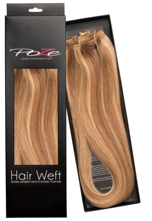 Poze Hairextensions Poze Hårträns Äkta P8B/11G Whipped Cream Blonde 60cm P8B/11G Whipped Cream Blonde 60cm