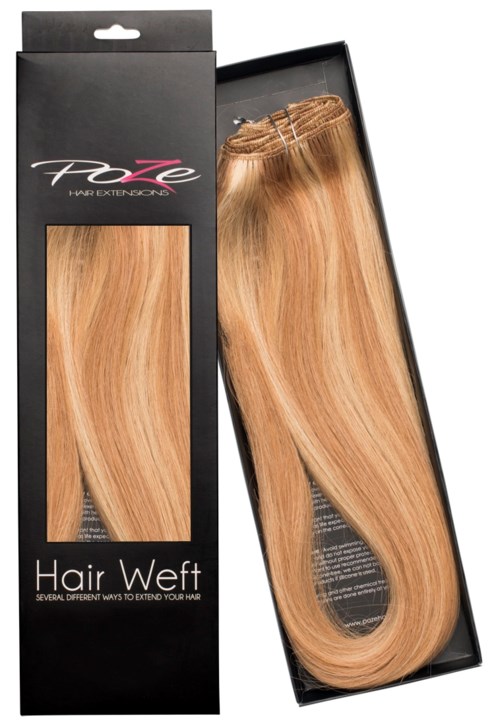 Poze Hairextensions Poze Hårträns Äkta P9BG/11G Honey Blonde 50cm