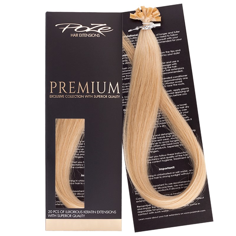 Läs mer om Poze Hairextensions Poze Keratin Premium Extensions 11G Gorgeous Blond
