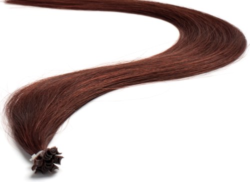 Poze Hairextensions Poze Keratin Premium Extensions 4RG Auburn 20 Slingor 60cm