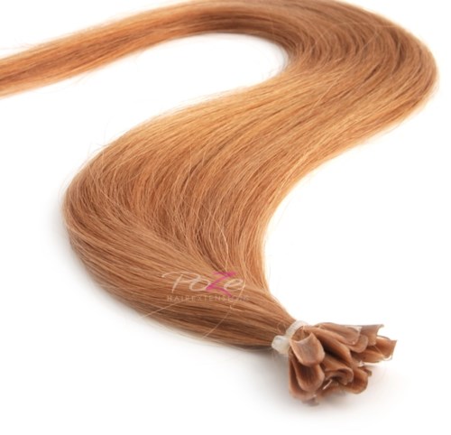 Poze Hairextensions Poze Keratin Premium Extensions 9BG Golden Beige Blond 20 Slingor 50cm