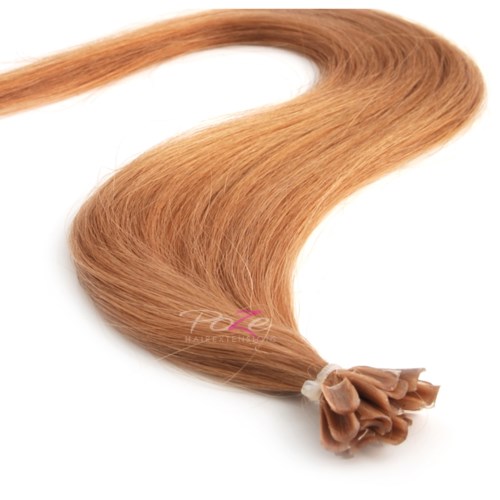 Poze Hairextensions Poze Keratin Premium Extensions 9BG Golden Beige Blond 20 Slingor 60cm
