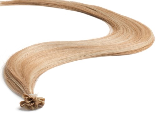 Poze Hairextensions Poze Keratin Premium Extensions P12N/9N Honey Blonde Mix 20 Slingor 60cm