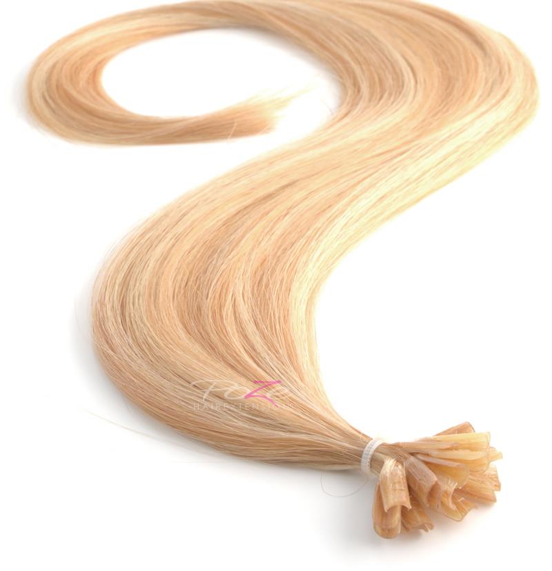 Poze Hairextensions Poze Keratin Premium Extensions P12NA/10B Sunkiss Blonde 20 Slingor 60cm