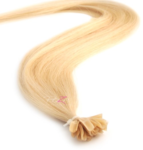 Poze Hairextensions Poze Keratin Standard 40cm 12NA Platinum