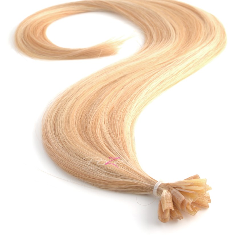 Läs mer om Poze Hairextensions Poze Keratin Standard 40cm 12NA Sunkissed Beige