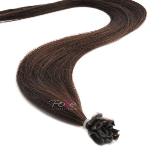 Poze Hairextensions Poze Keratin Standard 50cm 2B Dark Espresso Brown