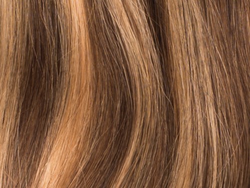 Poze Hairextensions Poze Keratin Standard 50cm 6N/9G Mocca Caramel