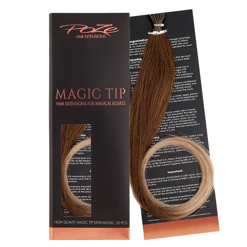 Läs mer om Poze Hairextensions Poze Standard Magic Tip Extensions - 50cm Balayage