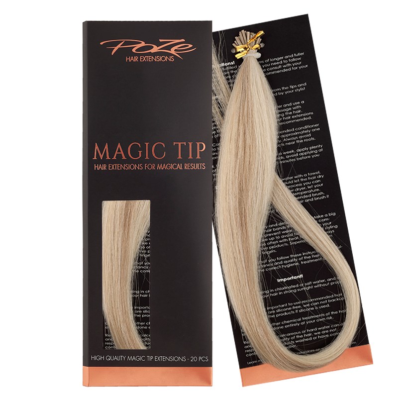 Bilde av Poze Hairextensions Poze Standard Magic Tip Extensions - 50cm Caramell