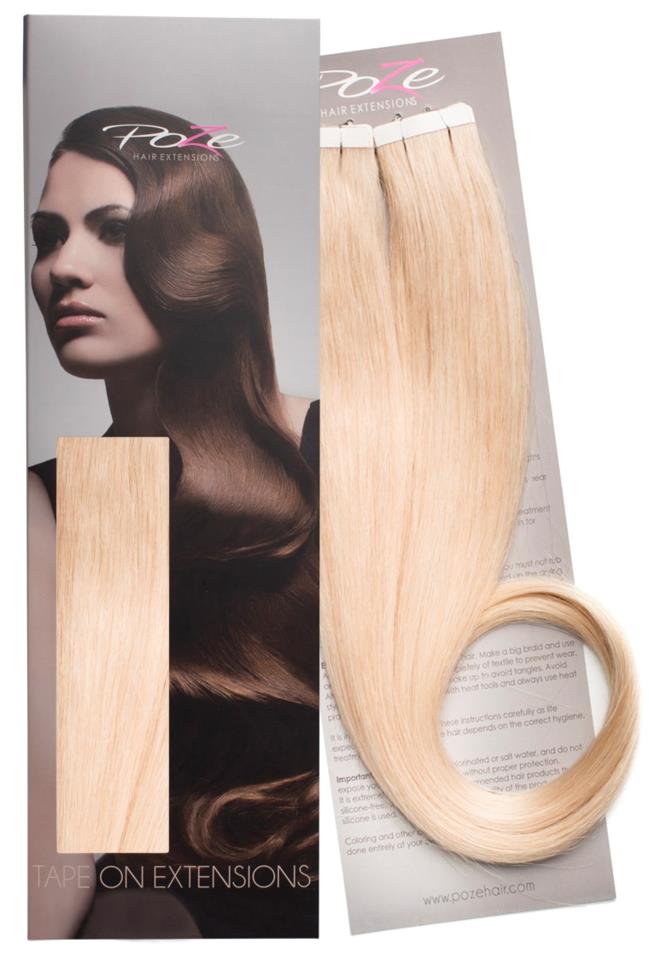 Poze Tape On Extensions 12A Pure Blonde 4 cm/osa 50 cm