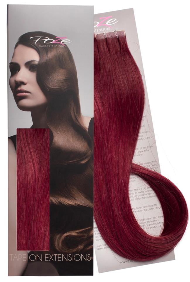 Poze Tape On Extensions 5RV Red Passion 4 cm/osa 50 cm