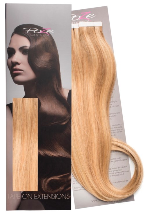 Poze Hairextensions Poze Tape On Extensions P10B/11N 4 cm/bit 50 cm Glam Blonde