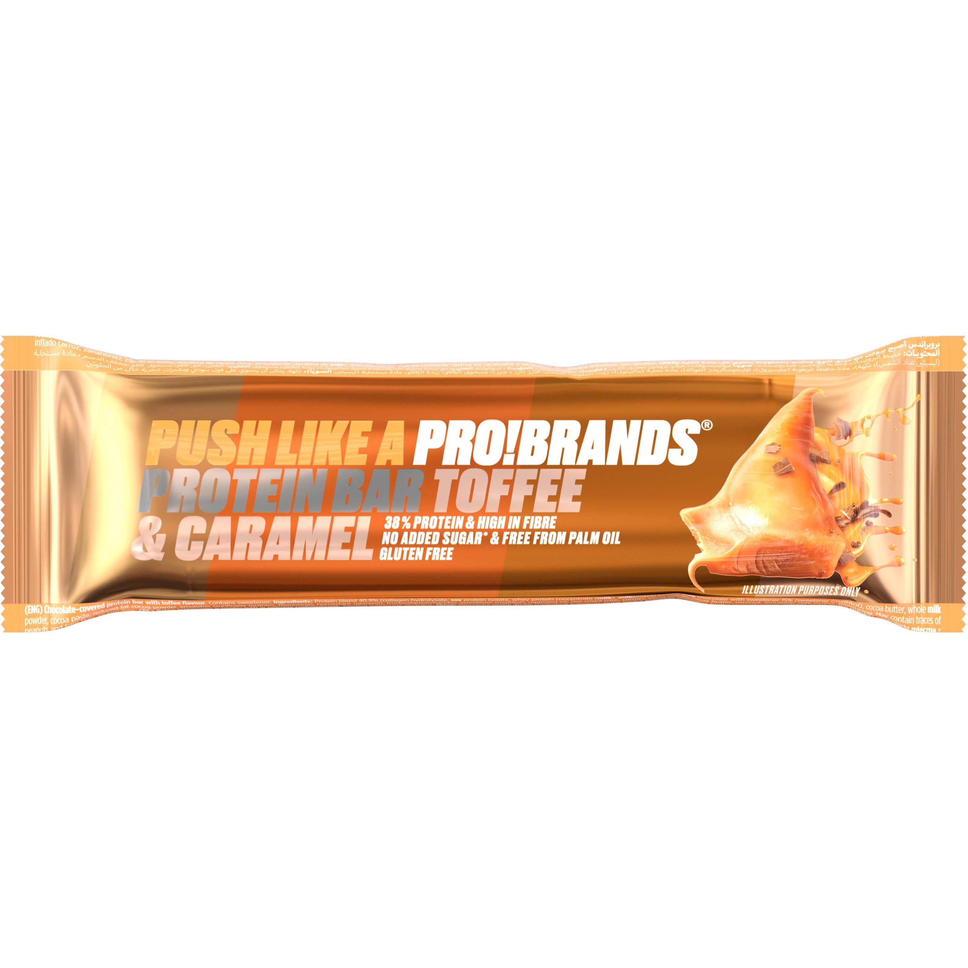 ProBrands Protein Bar Toffee & Caramel 45 g