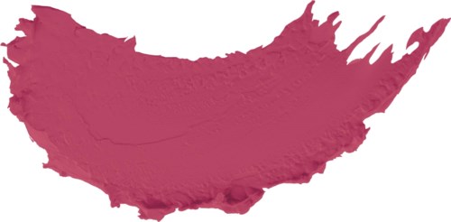 Pink kort over Kina med fysiske terræn detaljer.