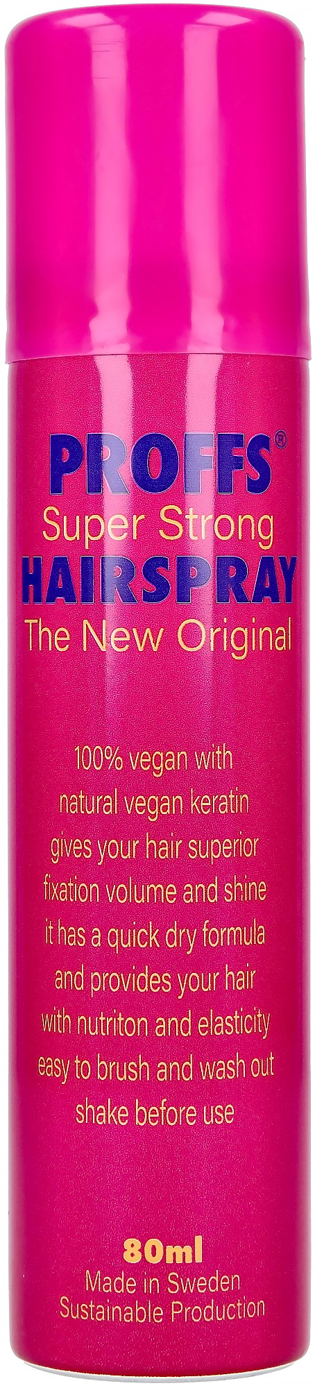 PROFFS STYLING PROFFS STYLING Original Super Strong Hairspray Bag Size 80 ml