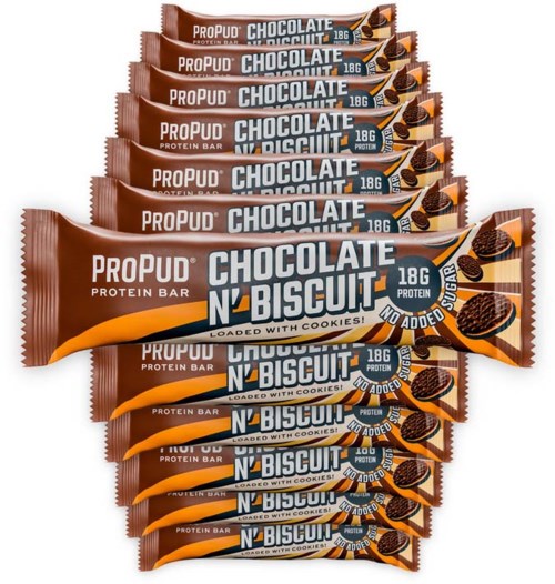 ProPud Protein Bar Chocolate n' Biscuit 12 x 55 g | lyko.com