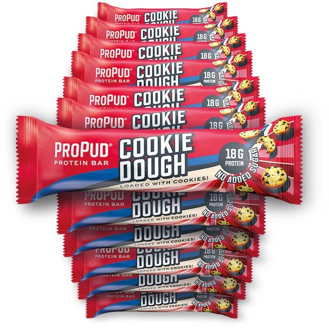 Läs mer om ProPud Protein Bar Cookie Dough 12 x 55 g
