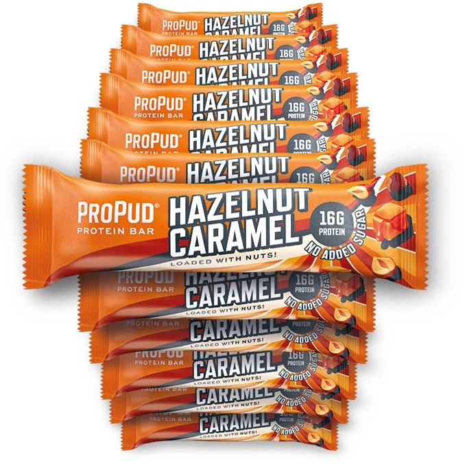 Läs mer om ProPud Protein Bar Hazelnut Caramel 12 x 55 g