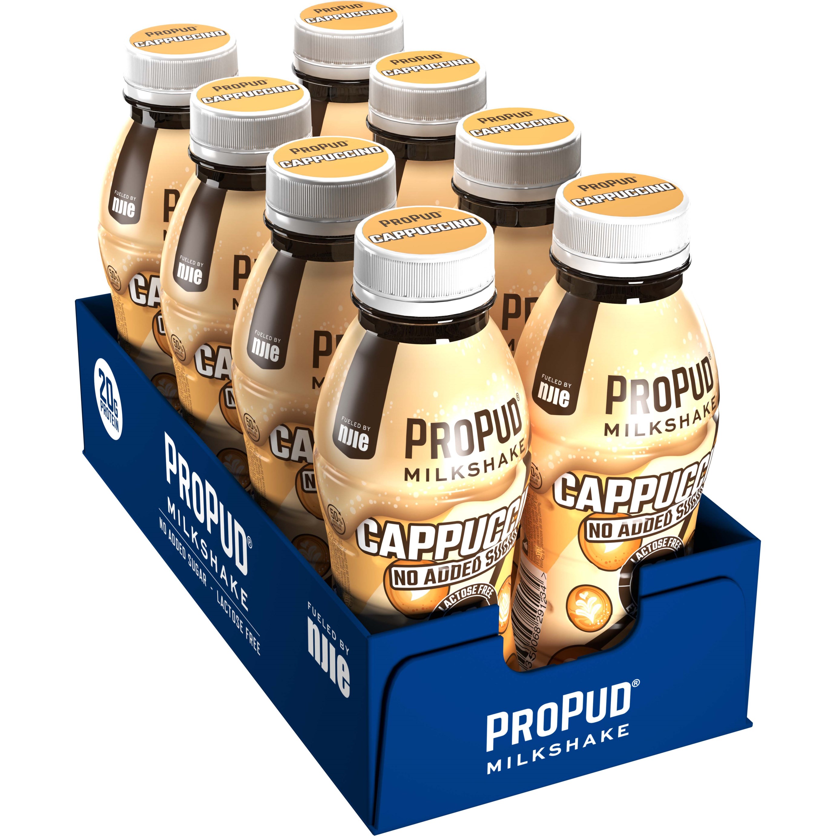 Läs mer om ProPud Protein Milkshake Cappuccino 8 x 330 ml